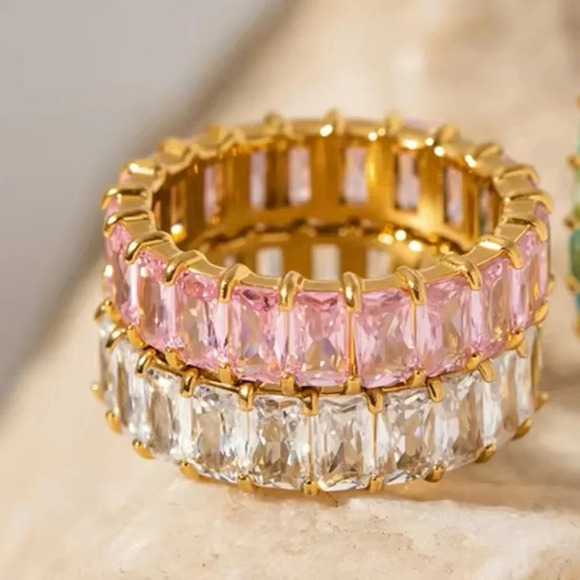 Allidia Pinkish Diamond Ring - Picture 5 of 6